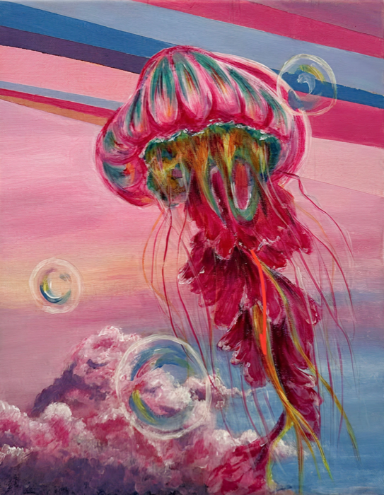 jellyfish painting